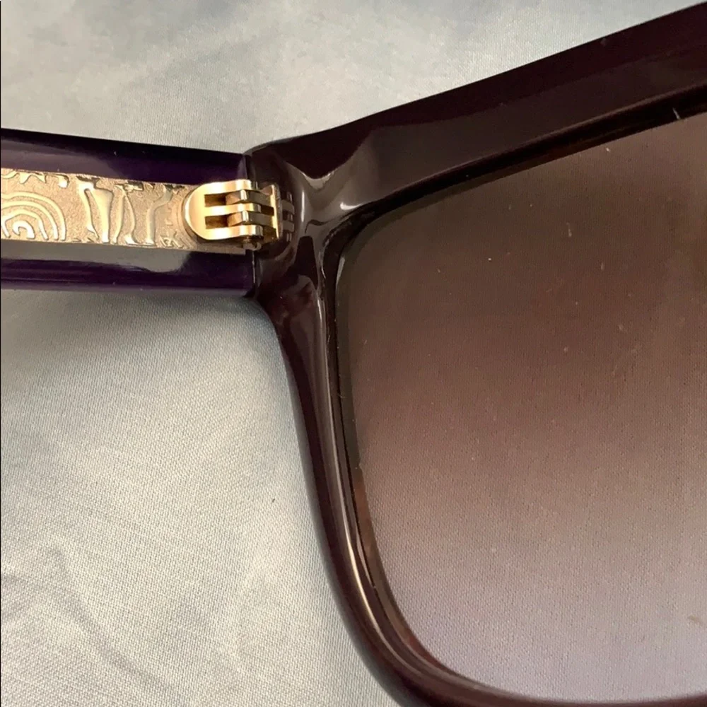 NWT ETRO Marble Violet Sunglasses comes w/case